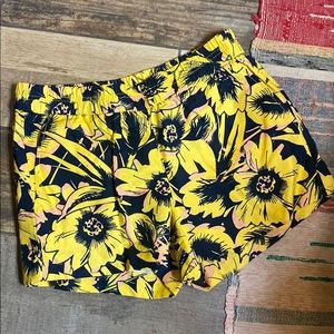 J Crew Sunflower Shorts
